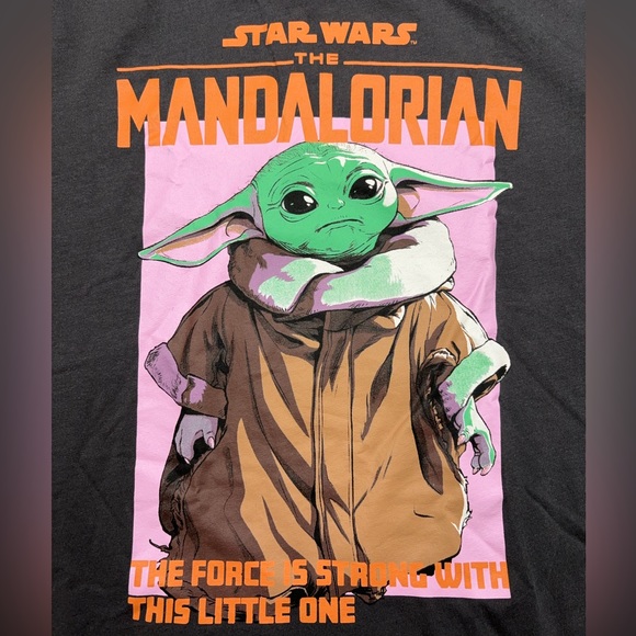 H&M Disney’s Star Wars Mandalorian Baby Yoda 2 Oversized T-Shirts US Youth 20 - Picture 10 of 12